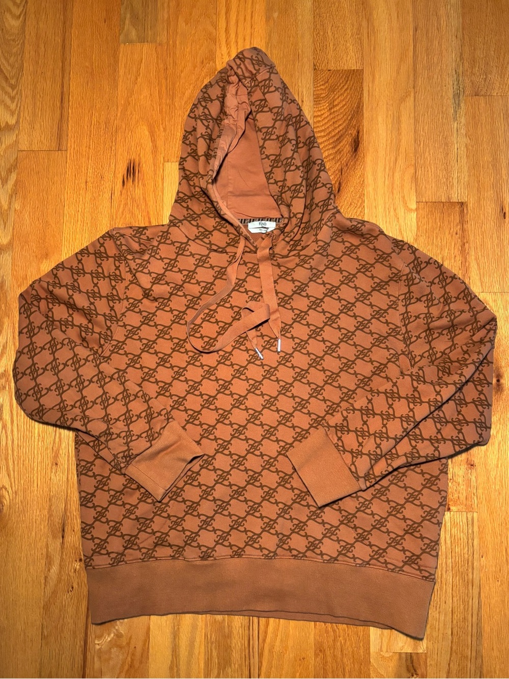 FENDI FF Script Monogram Hoodie